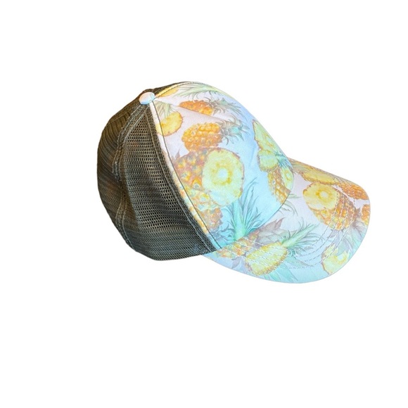Billabong Pineapple Mesh Snap Back Trucker Hat. - Picture 1 of 5